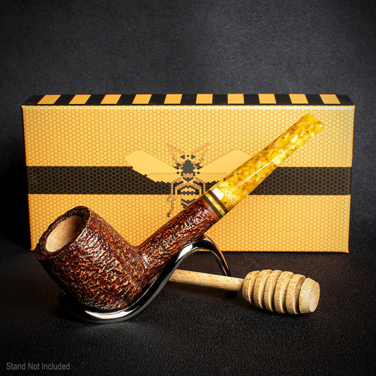 Savinelli Miele Rusticata Brownblast 111 - 6mm Briar Pipe
