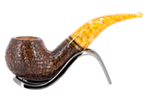 Savinelli Miele Rusticata Brownblast 642 - 6mm Briar Pipe