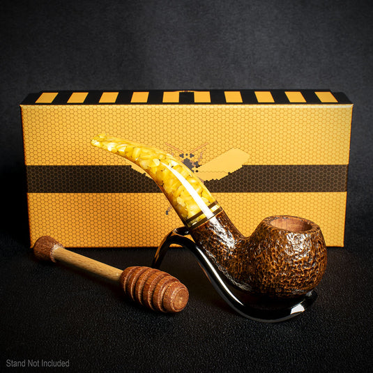 Savinelli Miele Rusticata Brownblast 642 - 6mm Briar Pipe