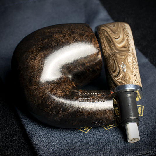 Savinelli Morellina Smooth Brown 614S - 6mm Briar Pipe
