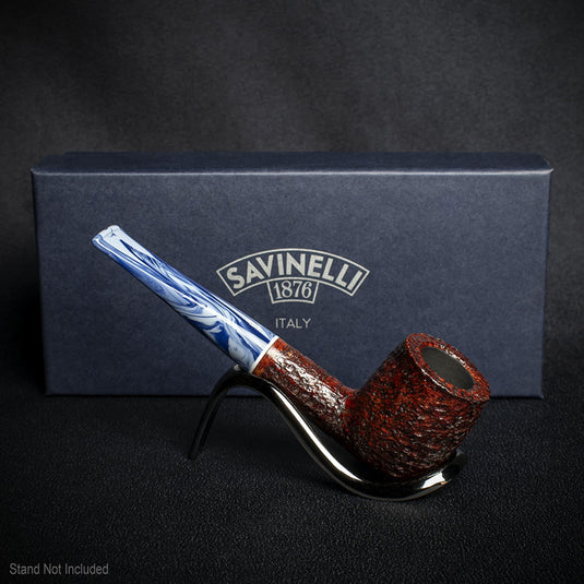 Savinelli Oceano Rusticated 106 - 6mm Briar Pipe