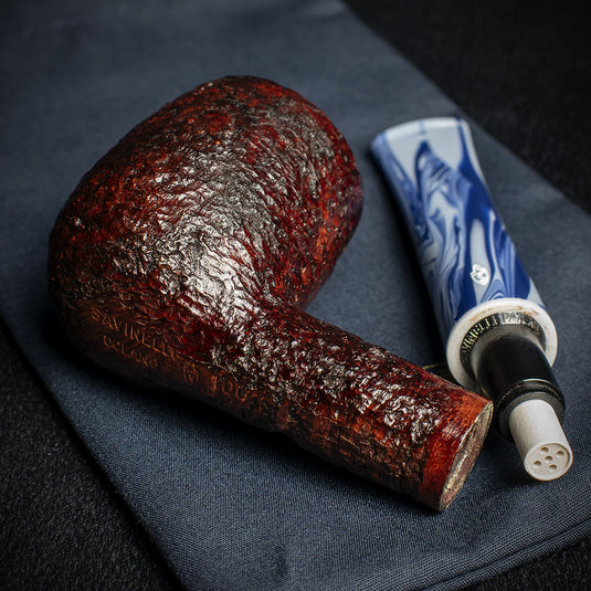 Savinelli Oceano Rusticated 106 - 6mm Briar Pipe