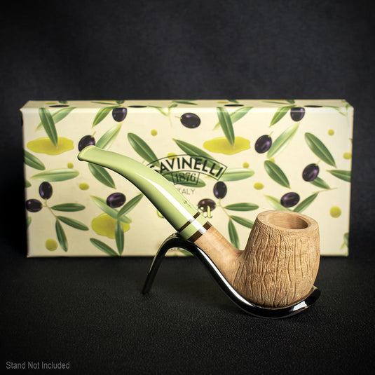 Savinelli Oliva Natural Rustic 601 - 6mm Briar Pipe