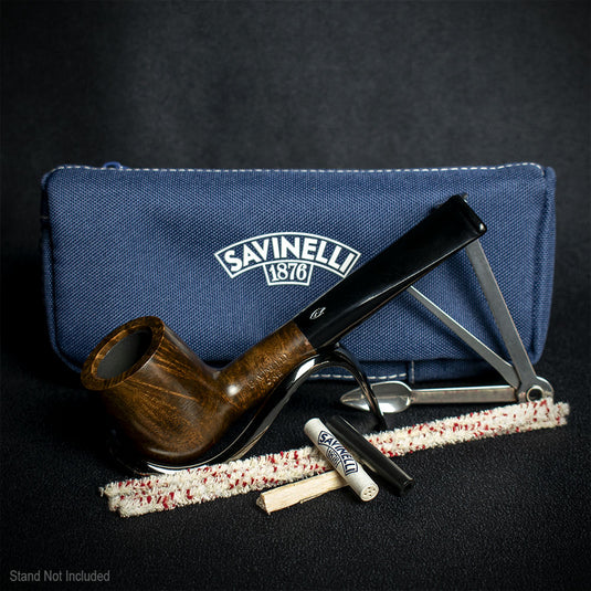 Savinelli One Smooth Brown 106 Pipe Starter Kit