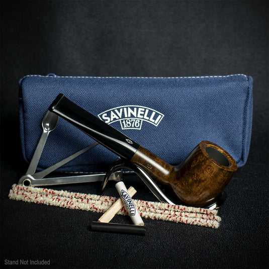 Savinelli One Smooth Brown 106 Pipe Starter Kit