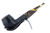 Savinelli Paloma Rustic Black 510 - 6mm Briar Pipe