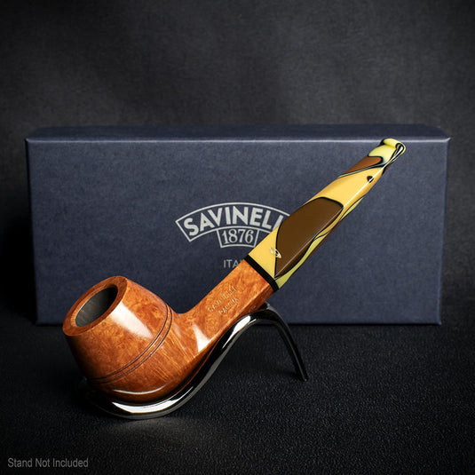 Savinelli Paloma Smooth Brown 510 - 6mm Briar Pipe