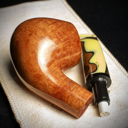 Savinelli Paloma Smooth Brown 645 - 6mm Briar Pipe
