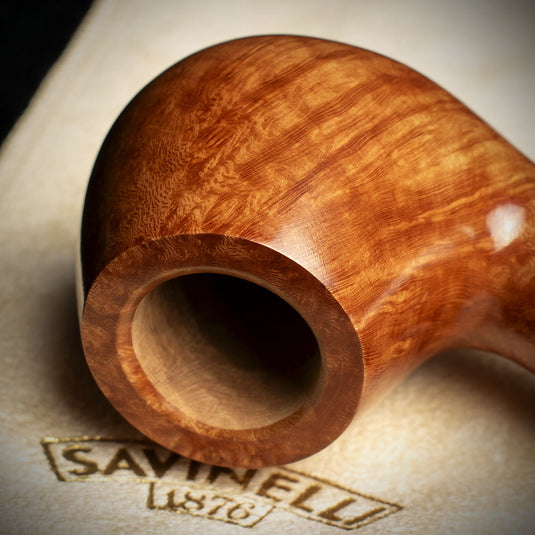Savinelli Paloma Smooth Brown 645 - 6mm Briar Pipe
