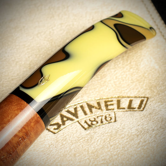Savinelli Paloma Smooth Brown 645 - 6mm Briar Pipe