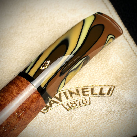 Savinelli Paloma Smooth Brown 677 - 6mm Briar Pipe
