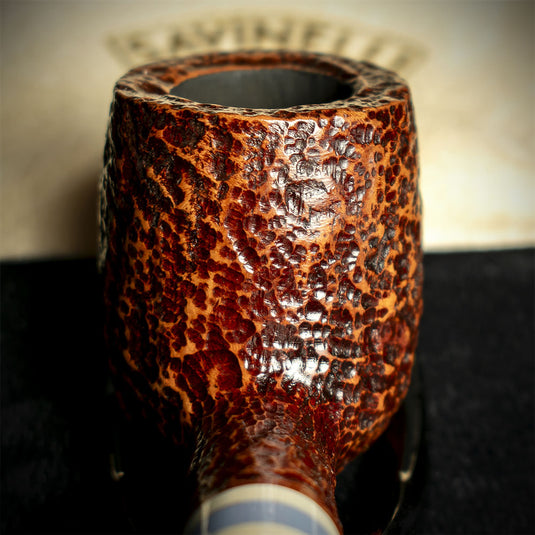 Savinelli Sasso Rusticated 106 - 6mm Briar Pipe