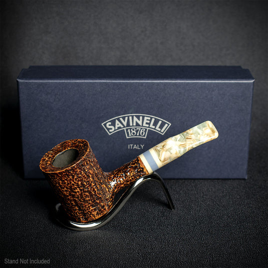 Savinelli Sasso Rusticated 311 - 6mm Briar Pipe