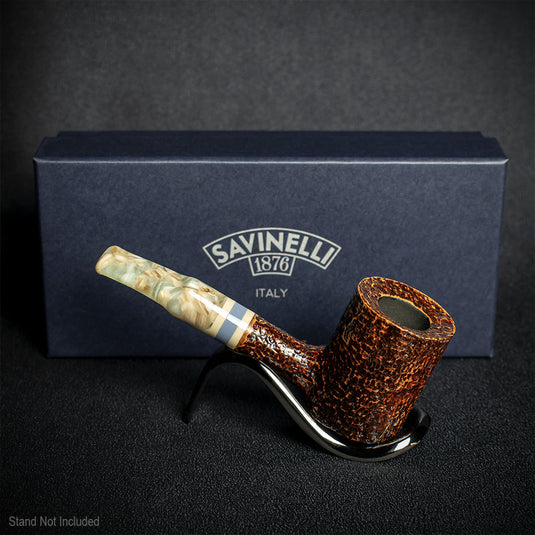Savinelli Sasso Rusticated 311 - 6mm Briar Pipe