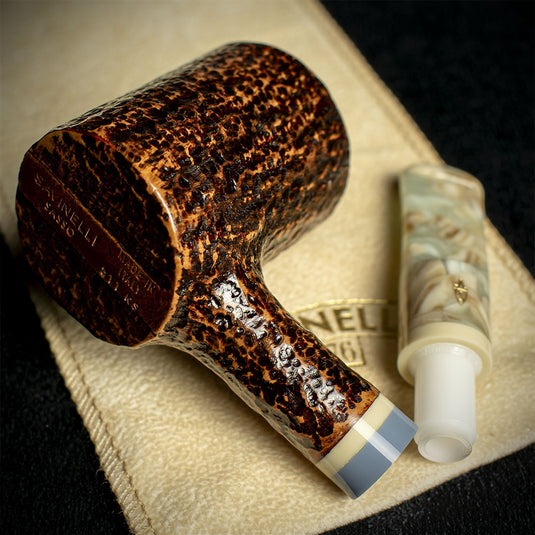 Savinelli Sasso Rusticated 311 - 6mm Briar Pipe