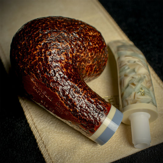 Savinelli Sasso Rusticated 616KS - 6mm Briar Pipe