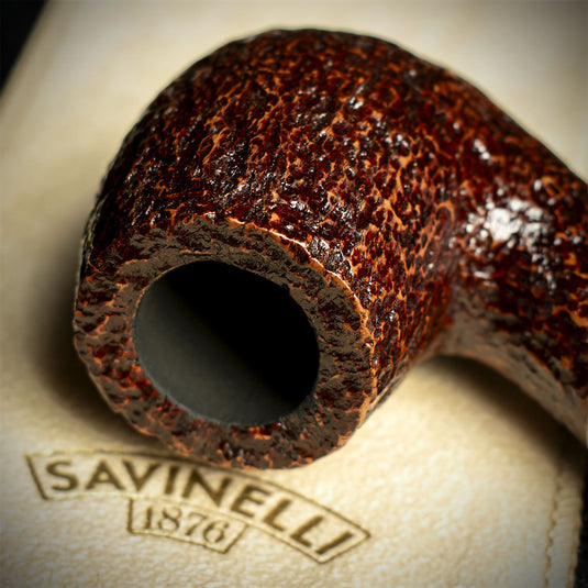 Savinelli Sasso Rusticated 616KS - 6mm Briar Pipe