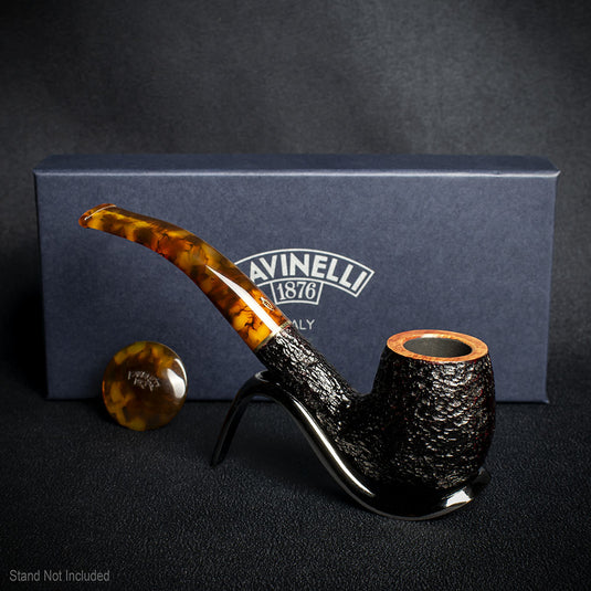 Savinelli Tortuga Rustic Shape No.602 - 6mm Briar Pipe