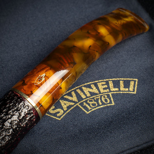 Savinelli Tortuga Rustic Shape No.602 - 6mm Briar Pipe