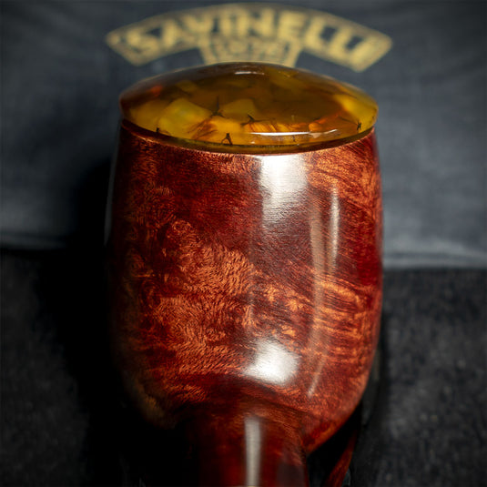 Savinelli Tortuga Smooth Shape No. 106 - 6mm Briar Pipe