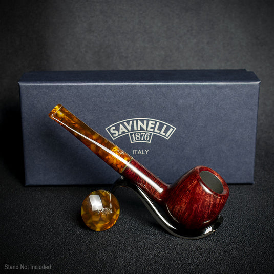 Savinelli Tortuga Smooth Shape No. 207 - 6mm Briar Pipe