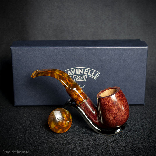 Savinelli Tortuga Smooth Shape No. 614 - 6mm Briar Pipe