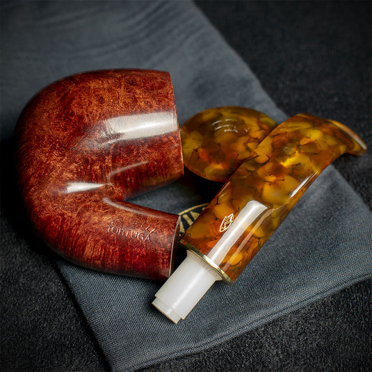 Savinelli Tortuga Smooth Shape No. 614 - 6mm Briar Pipe