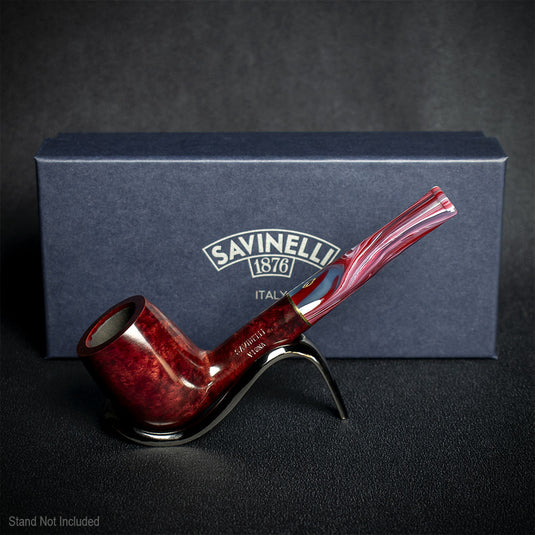 Savinelli Vigna Liscia Marrone 128 - 6mm Briar Pipe