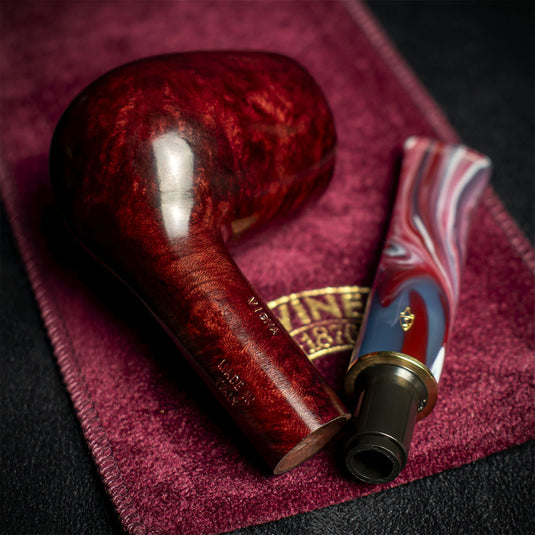 Savinelli Vigna Liscia Marrone 128 - 6mm Briar Pipe
