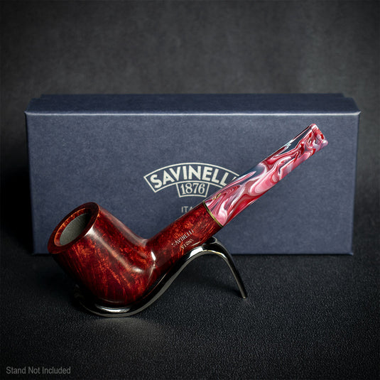 Savinelli Vigna Liscia Marrone 141 - 6mm Briar Pipe