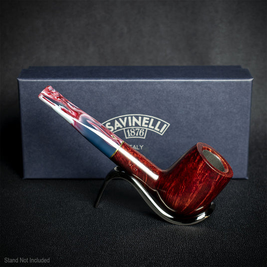 Savinelli Vigna Liscia Marrone 141 - 6mm Briar Pipe