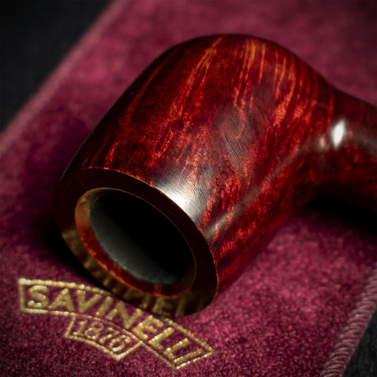 Savinelli Vigna Liscia Marrone 141 - 6mm Briar Pipe