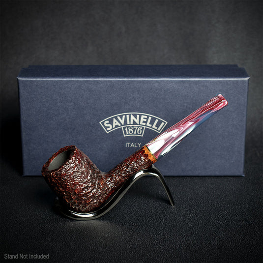 Savinelli Vigna Rusticata Bordeaux 128 - 6mm Briar Pipe