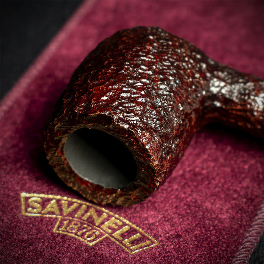 Savinelli Vigna Rusticata Bordeaux 128 - 6mm Briar Pipe