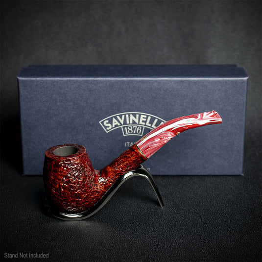 Savinelli Vigna Rusticata Bordeaux 670 - 6mm Briar Pipe