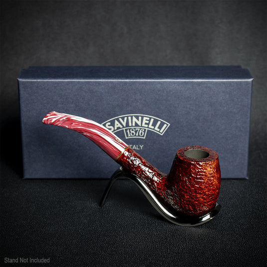 Savinelli Vigna Rusticata Bordeaux 670 - 6mm Briar Pipe