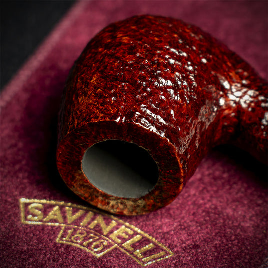 Savinelli Vigna Rusticata Bordeaux 670 - 6mm Briar Pipe