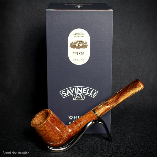 Savinelli Whiskey Natural Smooth 110 - 6mm Briar Pipe