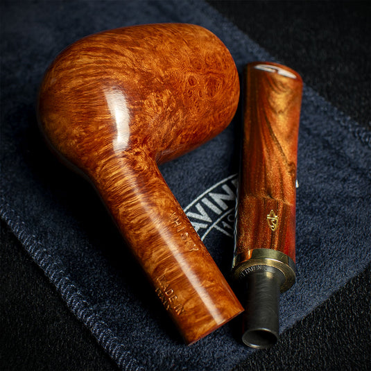 Savinelli Whiskey Natural Smooth 110 - 6mm Briar Pipe