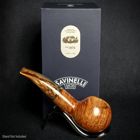 Savinelli Whiskey Natural Smooth 320 - 6mm Briar Pipe
