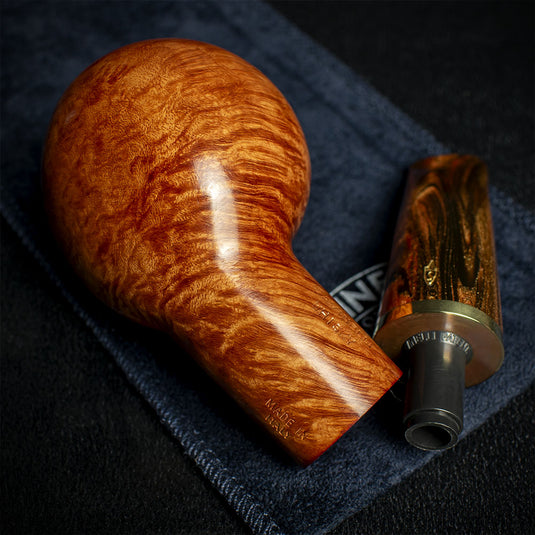 Savinelli Whiskey Natural Smooth 320 - 6mm Briar Pipe