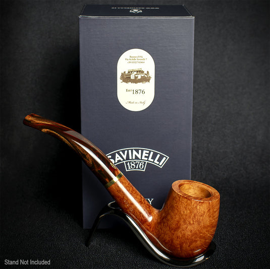 Savinelli Whiskey Natural Smooth 606 - 6mm Briar Pipe