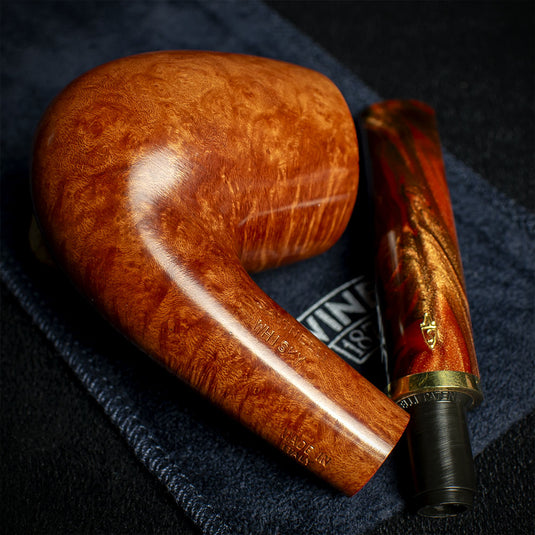 Savinelli Whiskey Natural Smooth 606 - 6mm Briar Pipe