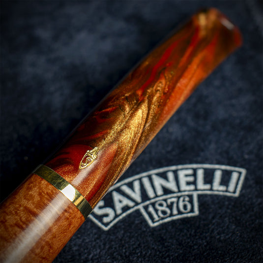 Savinelli Whiskey Natural Smooth 606 - 6mm Briar Pipe