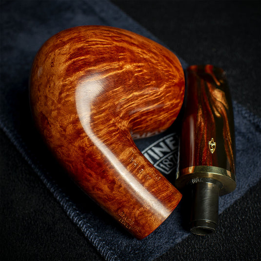 Savinelli Whiskey Natural Smooth 616KS - 6mm Briar Pipe