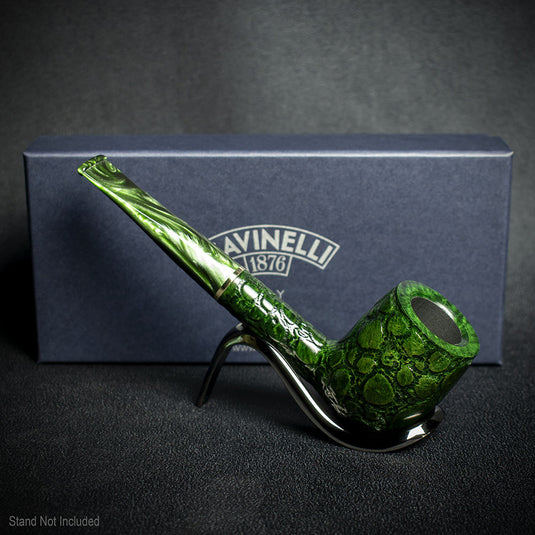 Savinelli Alligator Green 6mm Briar Smoking Pipe - Shape 111