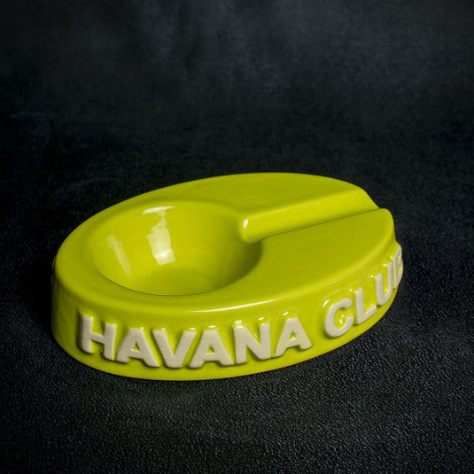 Havana Club Collection Ashtray - El Chico Single Cigar Ashtray - Fennell Green