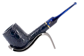 Savinelli Alligator Blue 6mm Briar Smoking Pipe - Shape 114