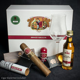 Romeo y Julieta Short Churchill Tubed Cuban Cigar & Hine Miniature - Gift Box