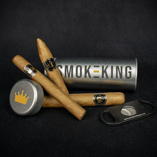 Smoke-King Crown 3 Cigar Gift Tin